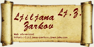 Ljiljana Žarkov vizit kartica